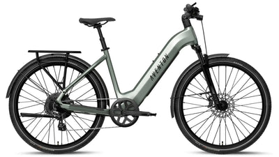 Aventon Level 4 REC Step through bike in the colour Glacier Mint