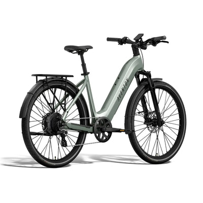 Aventon Level 4 REC Step through bike in the colour Glacier Mint