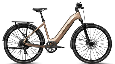 Aventon Level 4 REC Step through Ebike in the colour Sandstone
