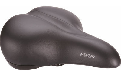 BBB Baseshape Upright Comfort Saddle Black