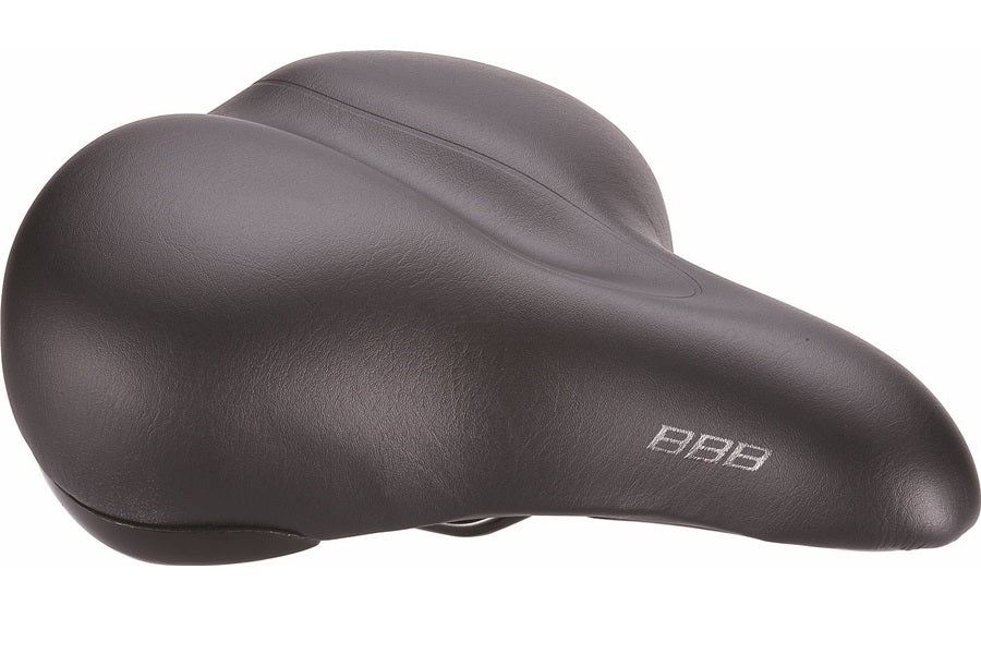BBB Baseshape Upright Comfort Saddle Black