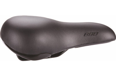 BBB Baseshape Upright Comfort Saddle Black