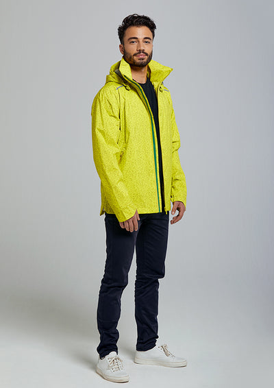 Basil Men's Skane Hi Vis Rain Jacket
