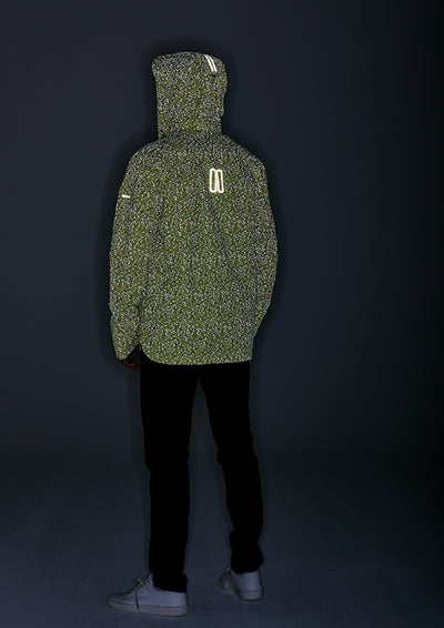 Basil Men's Skane Hi Vis Rain Jacket - High Visability