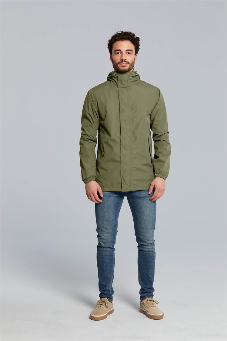 Basil Unisex Hoga Rain Jacket (Olive Green)