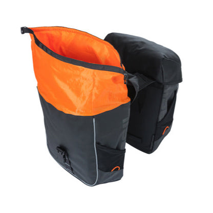 Basil Miles Tarpaulin Double Bag inside