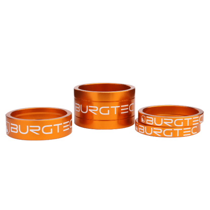 Burgtec Stem Spacers - Iron Bro Orange