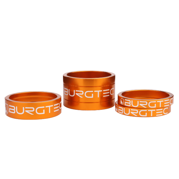 Burgtec Stem Spacers - Iron Bro Orange