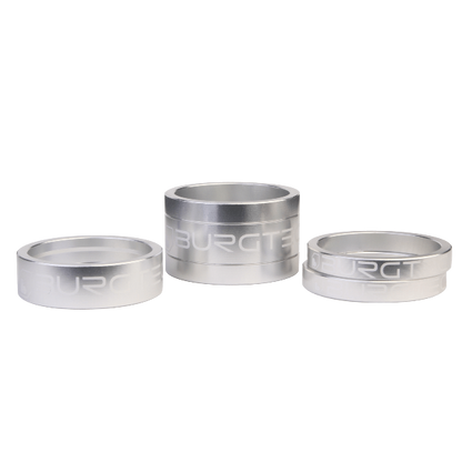 Burgtec Stem Spacers - Rhodium Silver