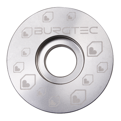 Burgtec Top Cap - Rhodium Silver