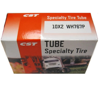 Box of CST Specialty Tire Tube with specifications on a white background