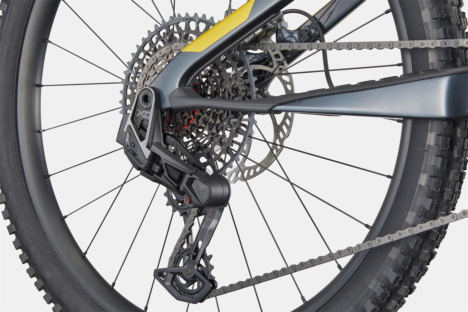 Drivetrain on Cannondale Moterra SL 1 E-Mountain Bike 