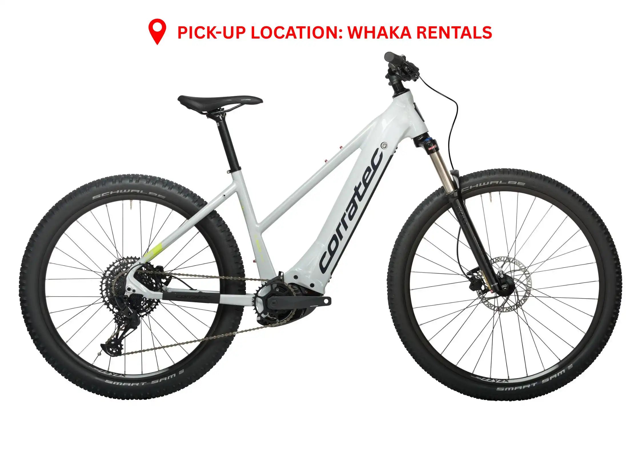 Image of Corratec Hard Tail E-Mountain Bike Hire at Electric Bike Rotorua 