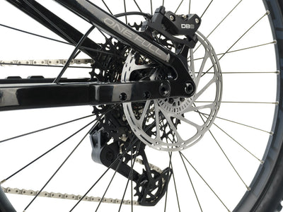 Close-up of a Crussis ONE-Full 11.11 – Brakes on a white background
