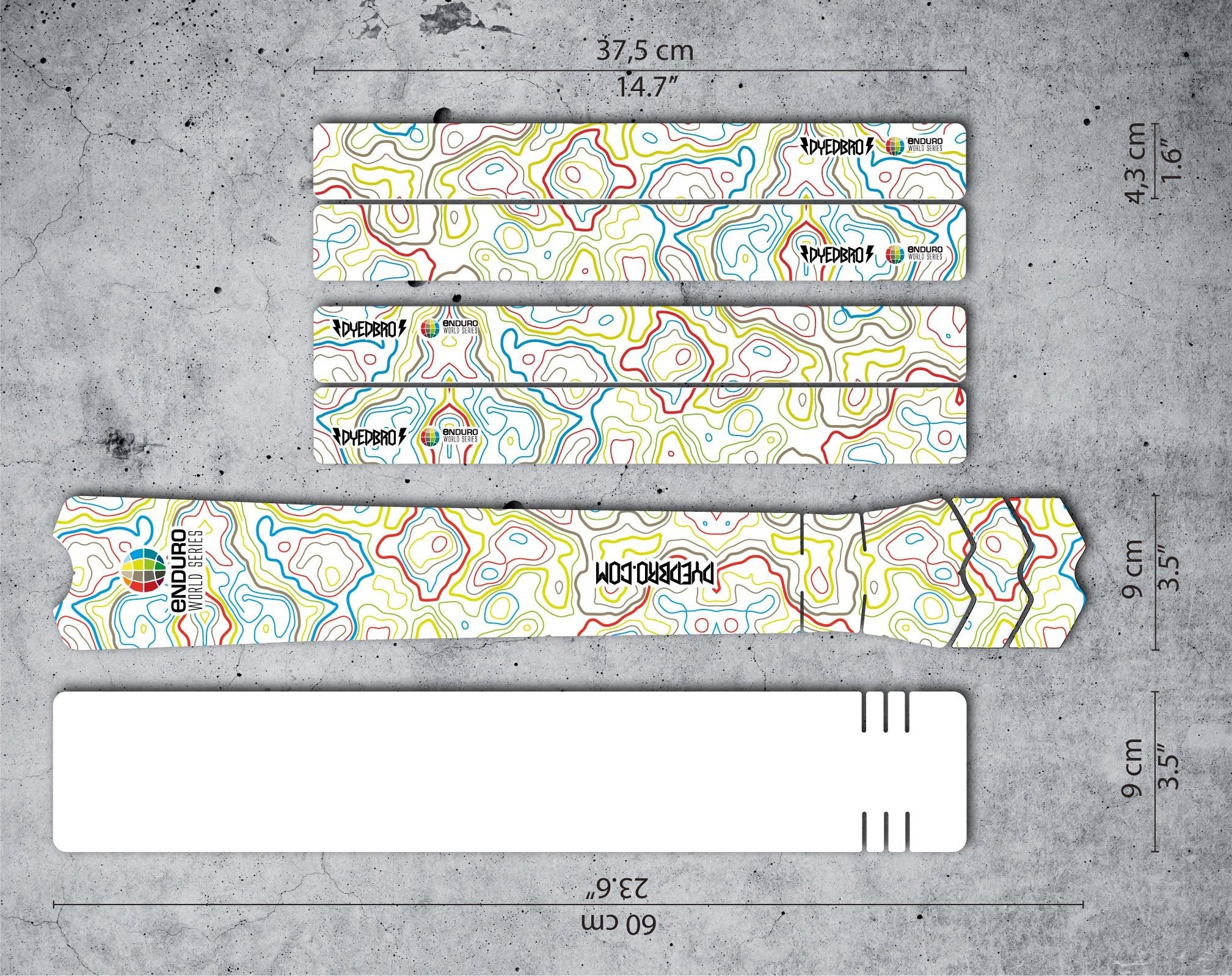 Dyedbro Enduro World Series Frame Protection  – Colour 2025