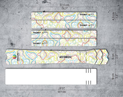 Dyedbro Enduro World Series Frame Protection  – Colour 2025