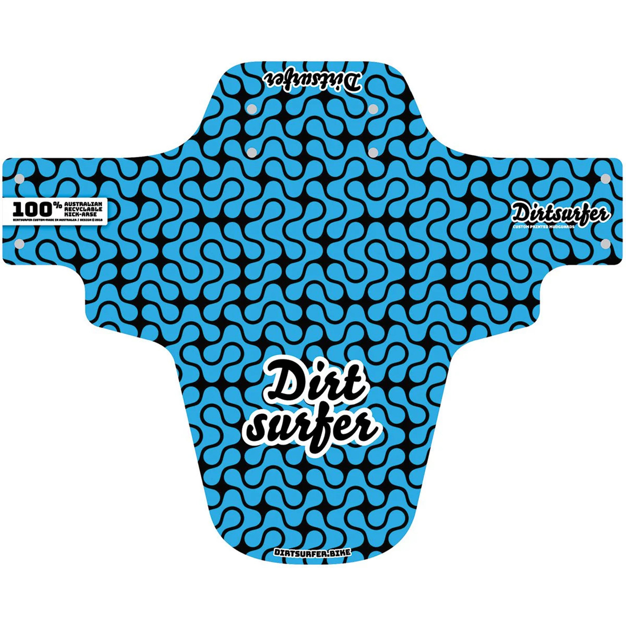 Dirtsurfer Lava Lamp Blue Mudguard