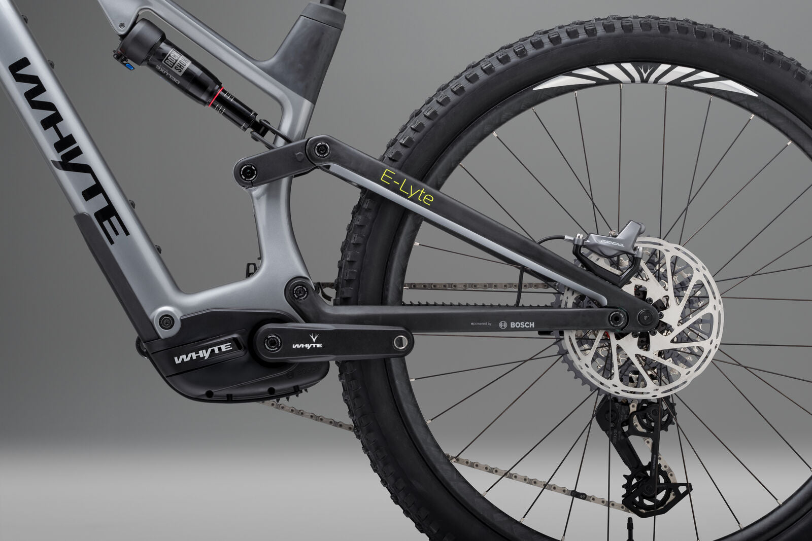 Whyte E-Lyte 150 RSX Trail/Enduro E-Mountain Bike - rear triangle