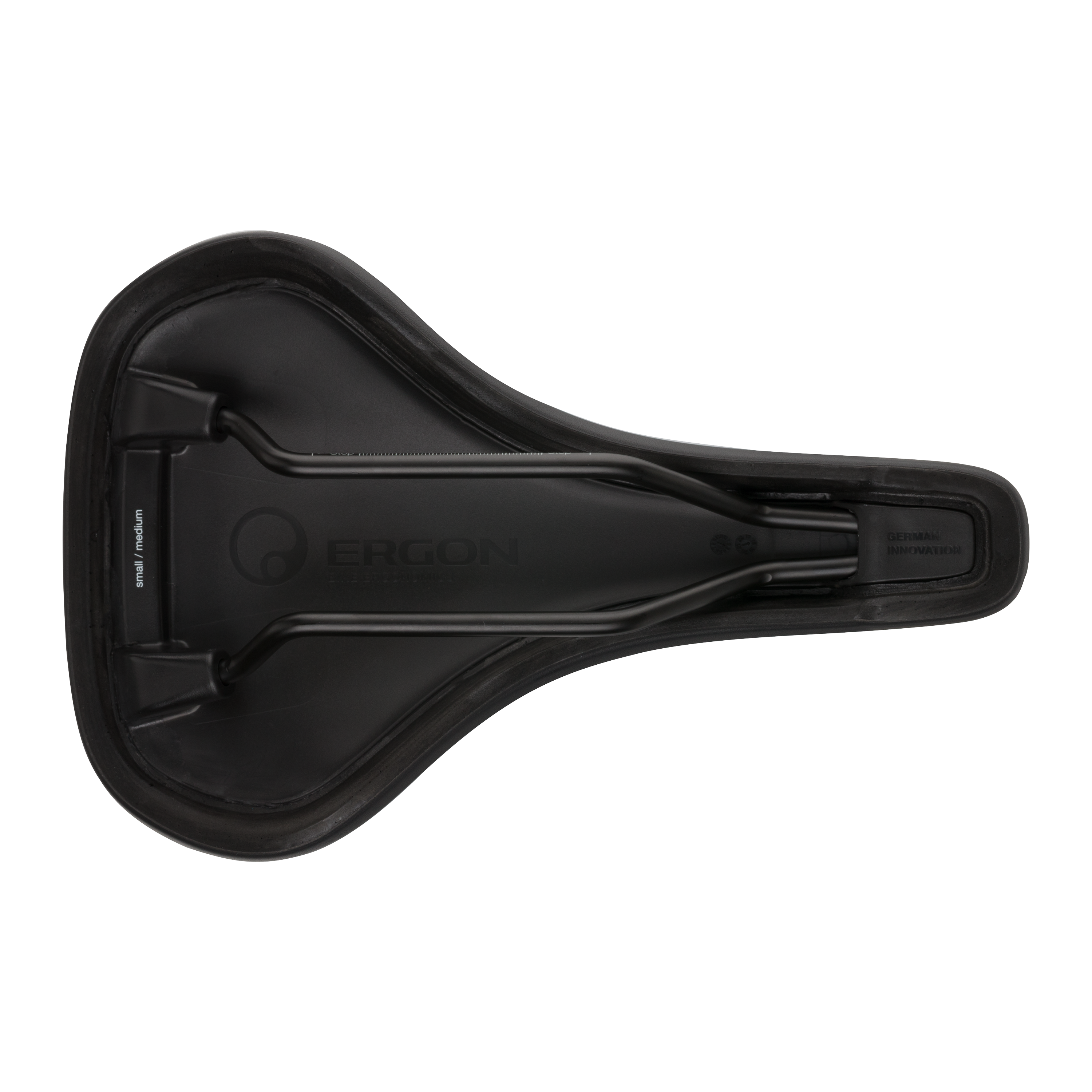 Ergon ST Gel Men's Saddle detail railing