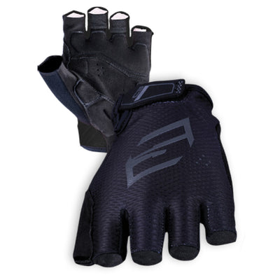 Black FIVE RC3 Gel Shorty gloves with a brand logo on a white background