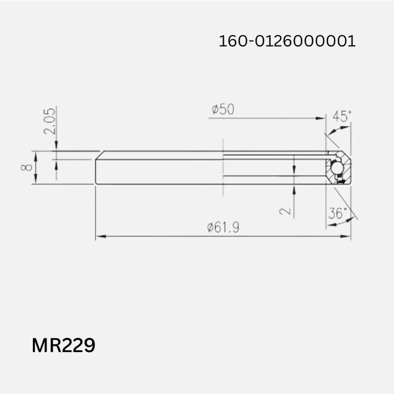 FSA HEADSET BEARING 1.8" MR229