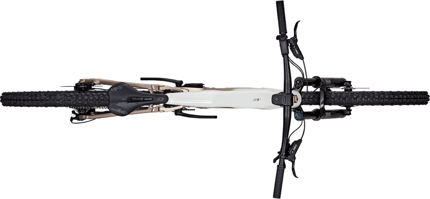 Focus Jam² 6.7 800Wh E-Mountain Bike birdview image of the bike on transparant background