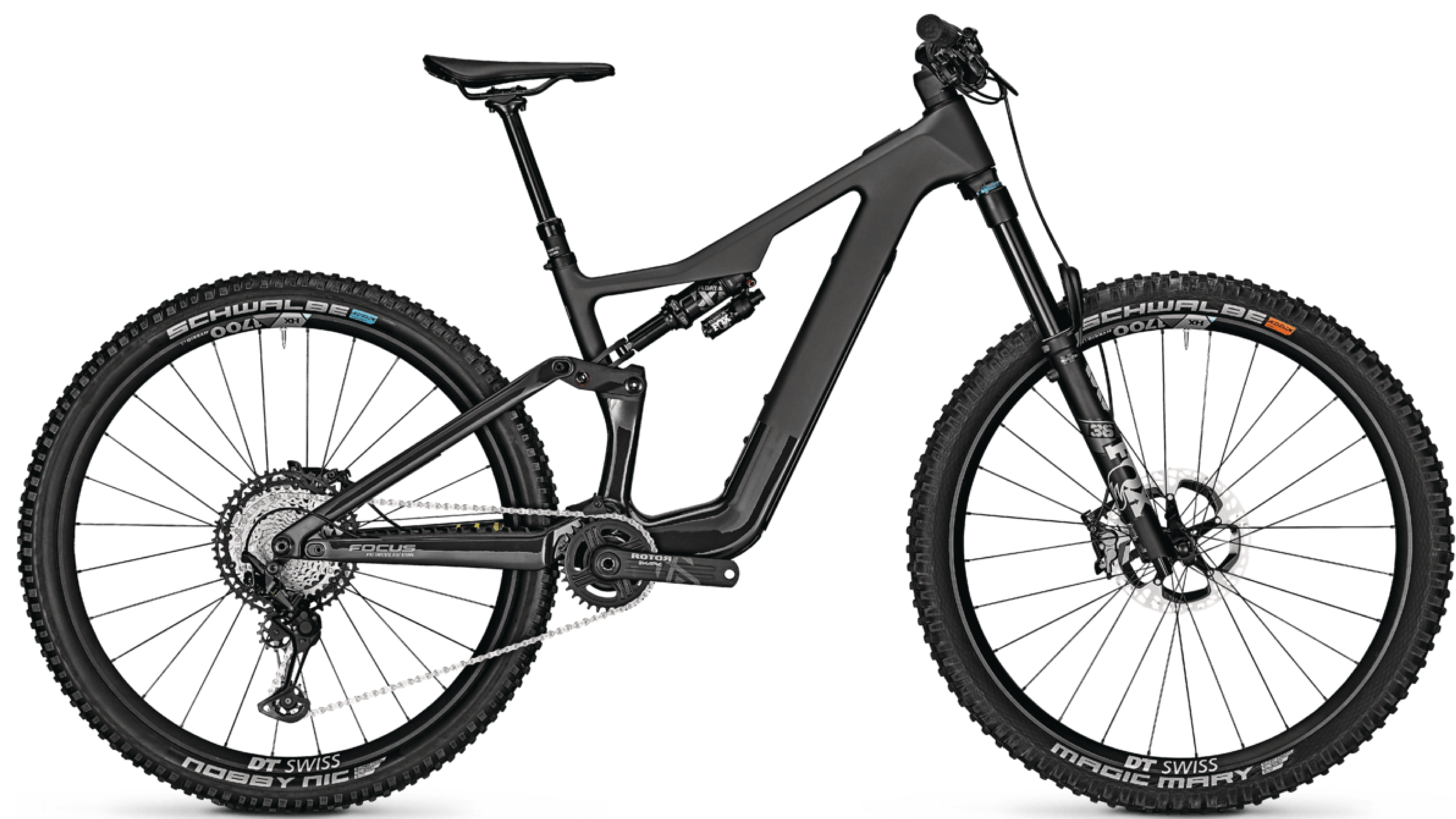 Focus Jam² SL 9.9 E-Mountain Bike. MId Drive. Black