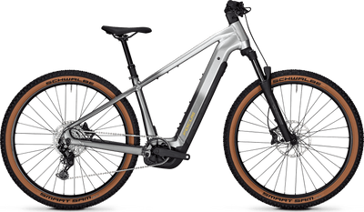 Electric Focus Jarifa ² 6.7 bicycle with brown tires on a transparent background