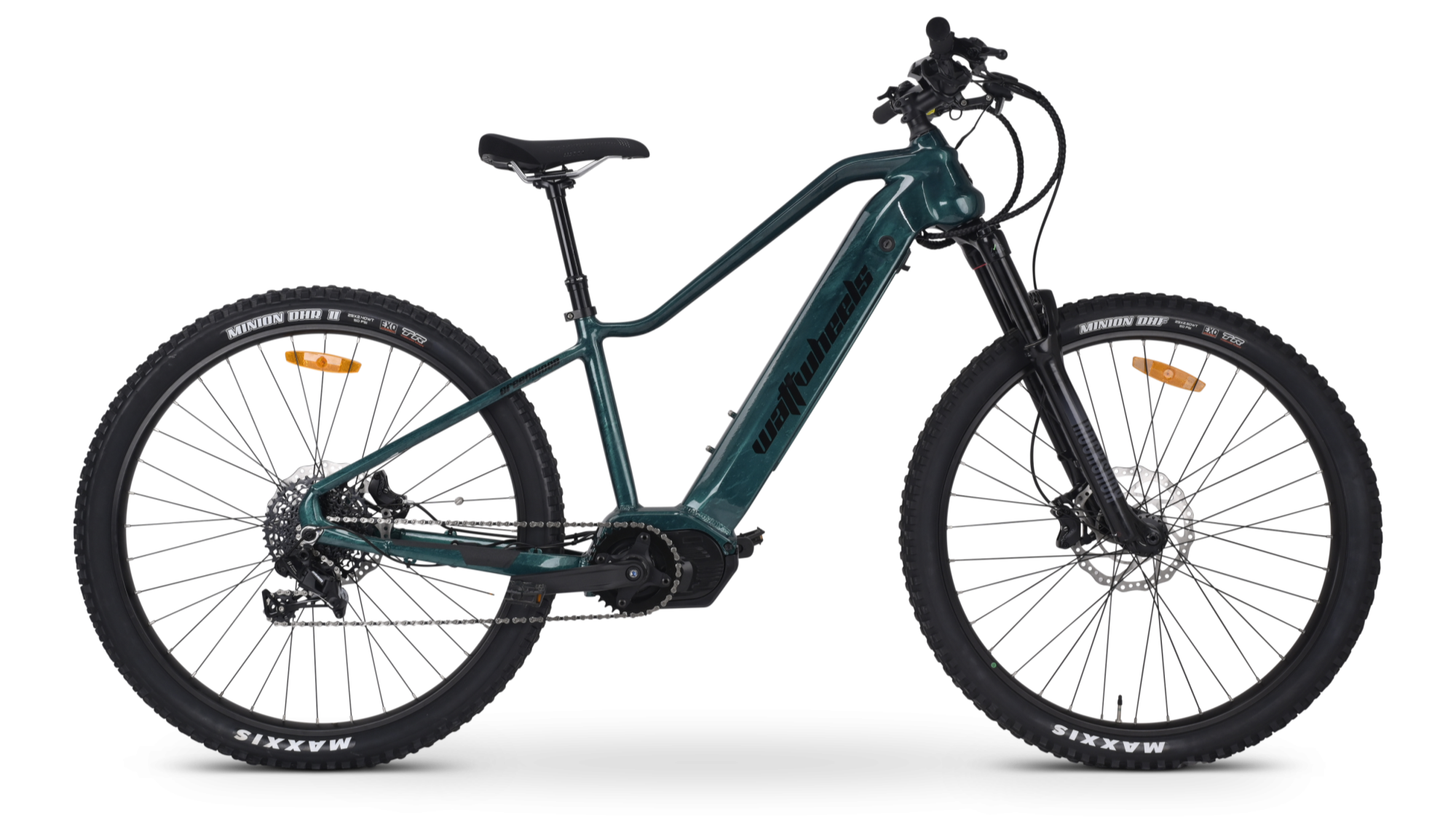 Wattwheels Greenwood E-Mountain Bike on a white background
