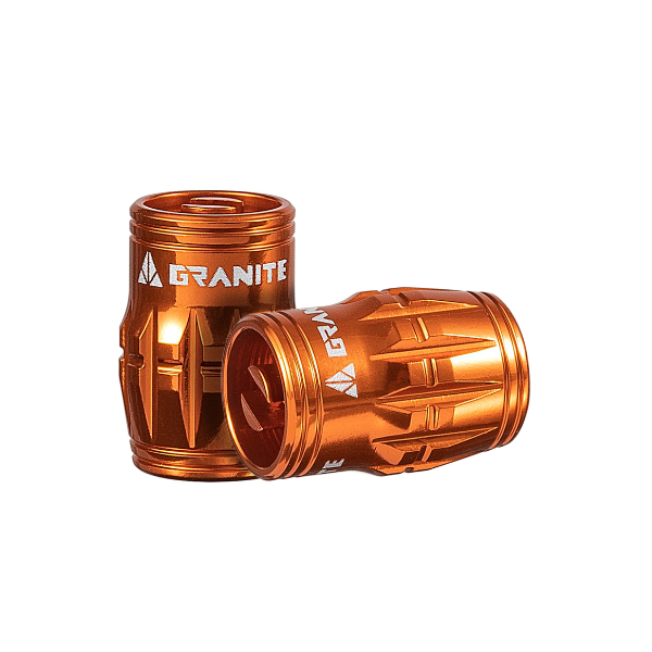 Granite Designs Juicy Bike Nipple – Schrader Valve Cap (Core Remover & Cap In One)