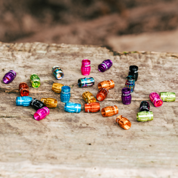 Granite schrader caps