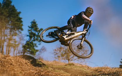 Whyte Kado RS E-Mountain Bike Riding Picuture Jumping