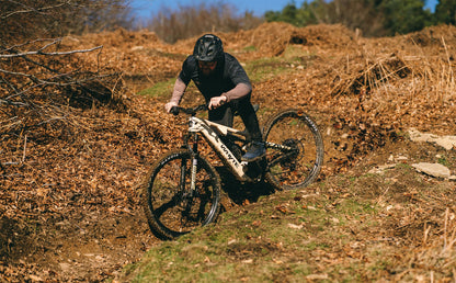 Whyte Kado RS E-Mountain Bike Riding Picture Down hill