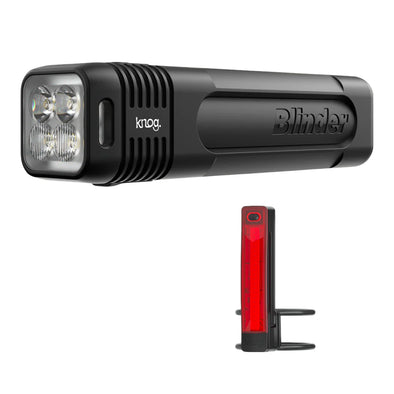 Knog Bike Light Set Blinder 600 Front Light + Plus Rear Light