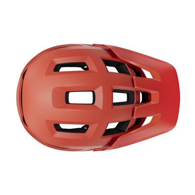 Orange Lazer Coyote helmet with a white background