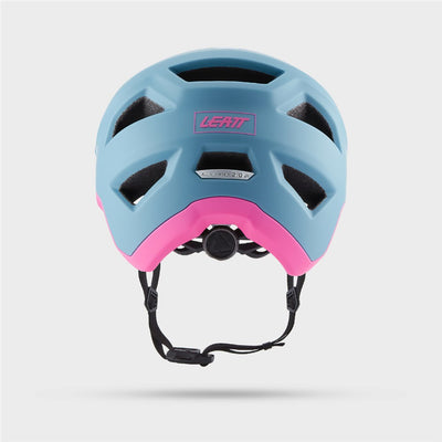 Image of the back from Leatt AllMtn 2.0 helmet in Retro Blue 