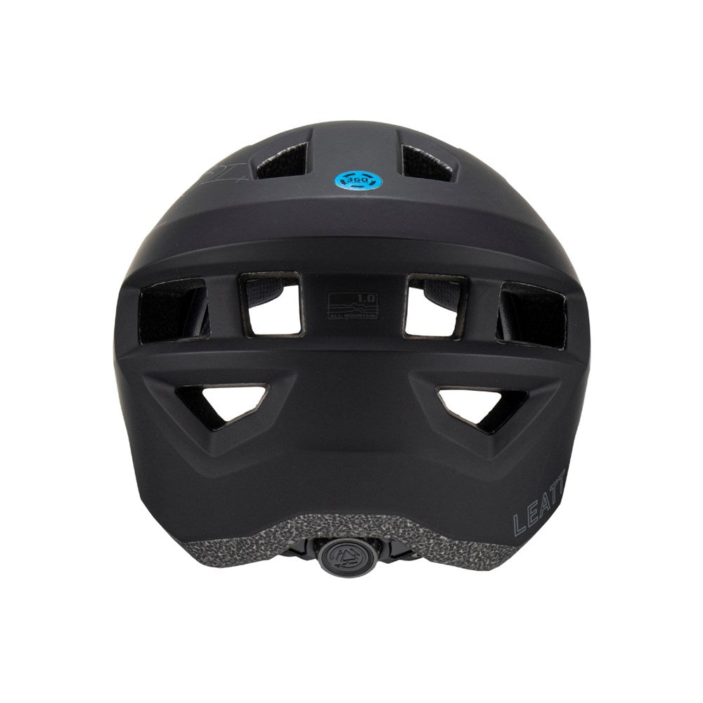 Leatt MTB AllMtn 1.0 V23 Helmet Stealth – Black-  back image 