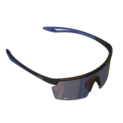 Magic Shine Rouleur Eyewear - Classic - Black/Blue Frame - Blue Mirror Lense