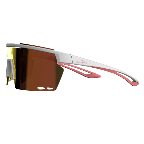 Magic Shine Rouleur Eyewear - Photochromic - White / Pink Frame Photochromic Pink Lense