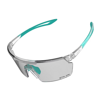Magic Shine Rouleur Eyewear - Photochromic CAT1-CAT3 - Transparent/Lake Blue Frame