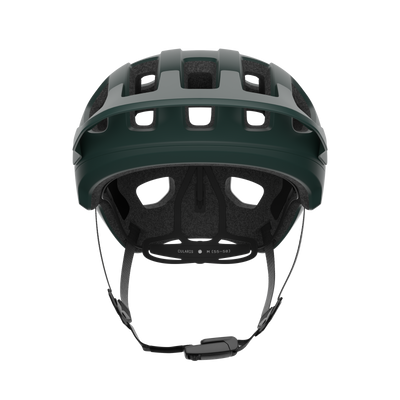 POC Cularis Helmet – Pargasite Green Matt / Hydrogen White Matt - front