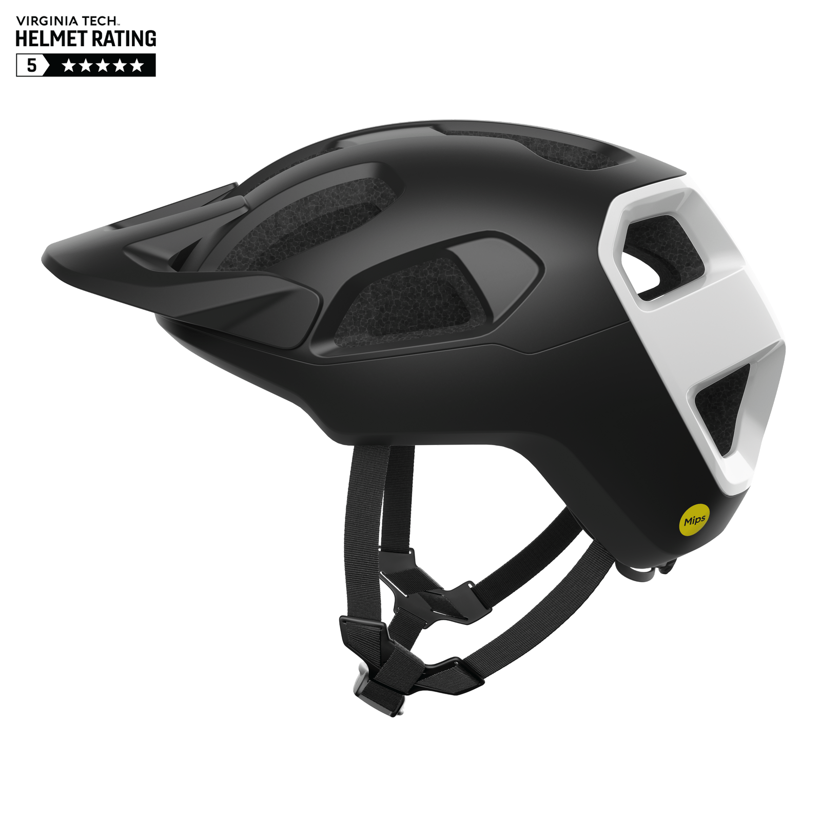POC Cularis Helmet – Uranium Black Matt / Hydrogen White