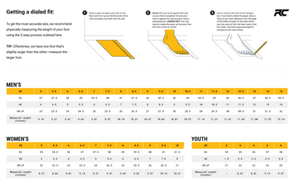 Size Chart Ride Concept