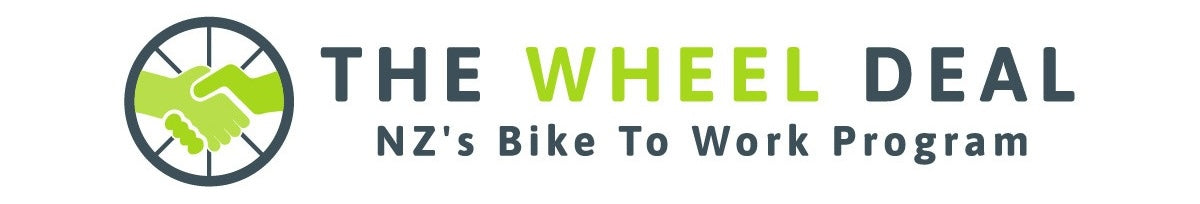Logo of The Wheel Deal with a green handshake icon on a white background