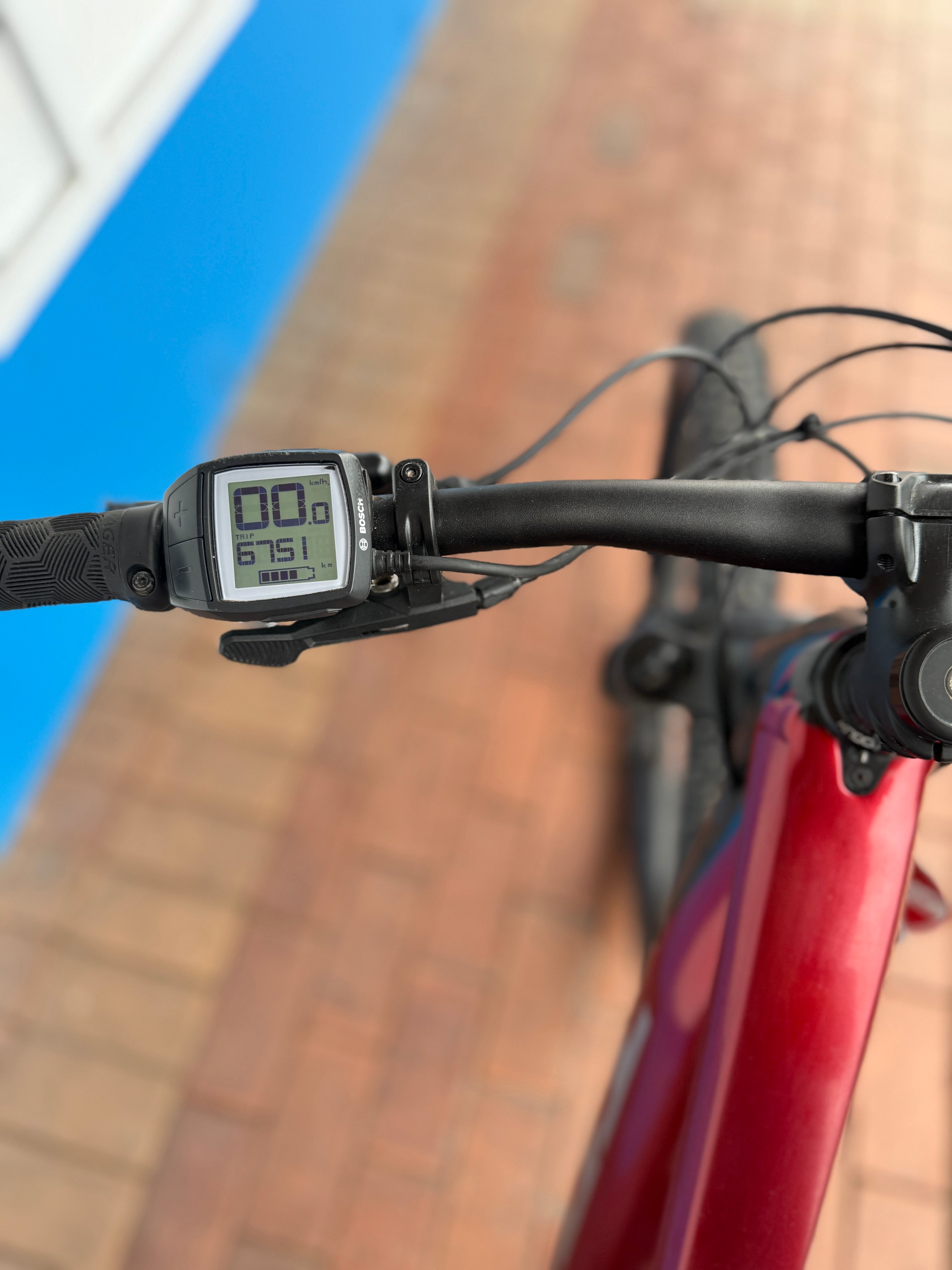 Trek Rail 5 2022 E-Mountain Bike - display/odometer