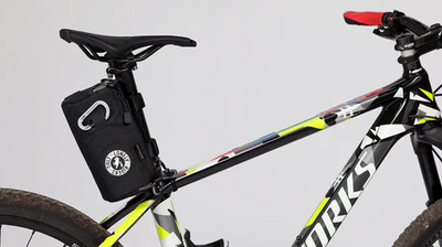 Bag mounted on seatpost