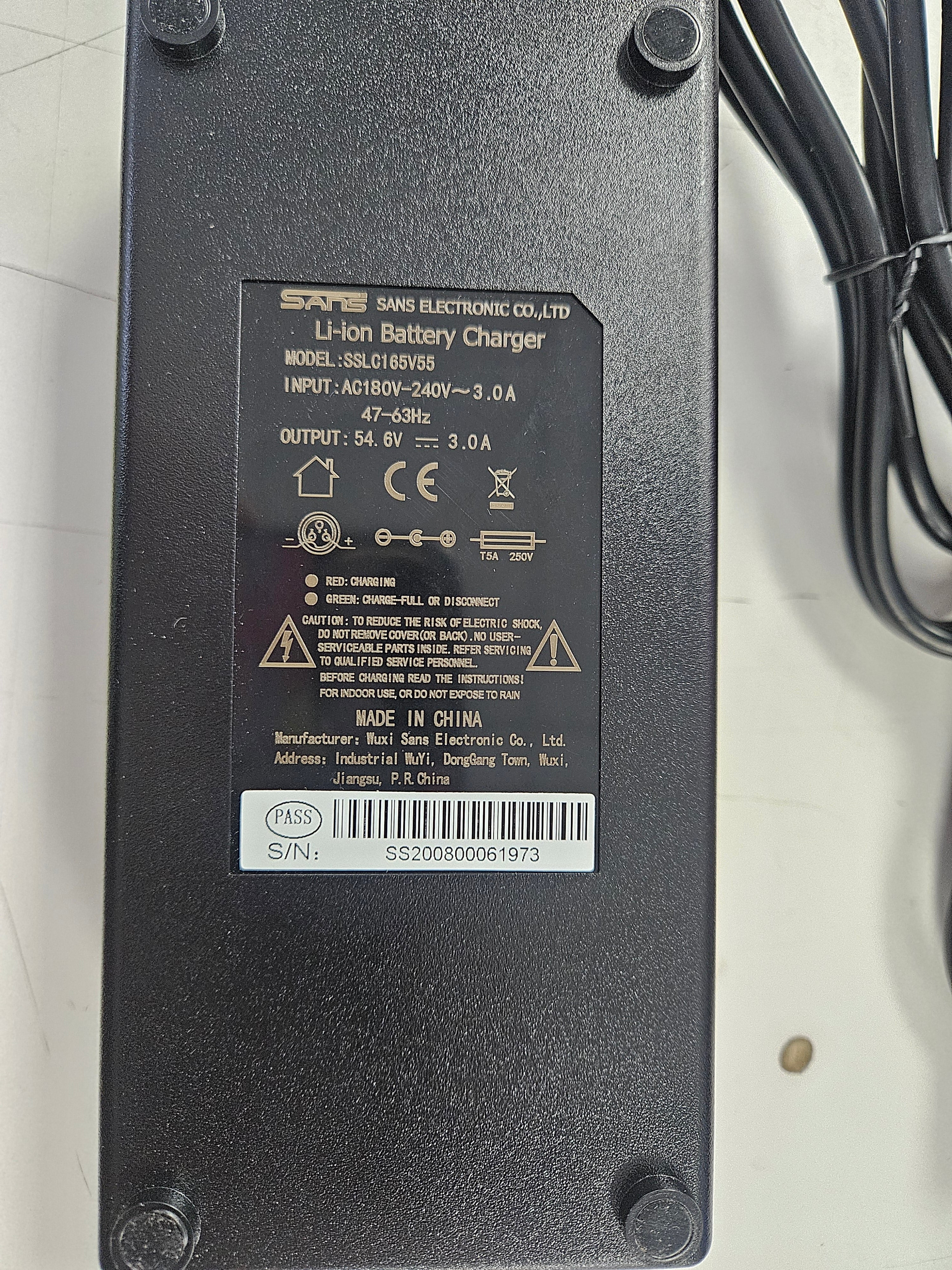 Wattwheels Single Pin Bike Charger-info