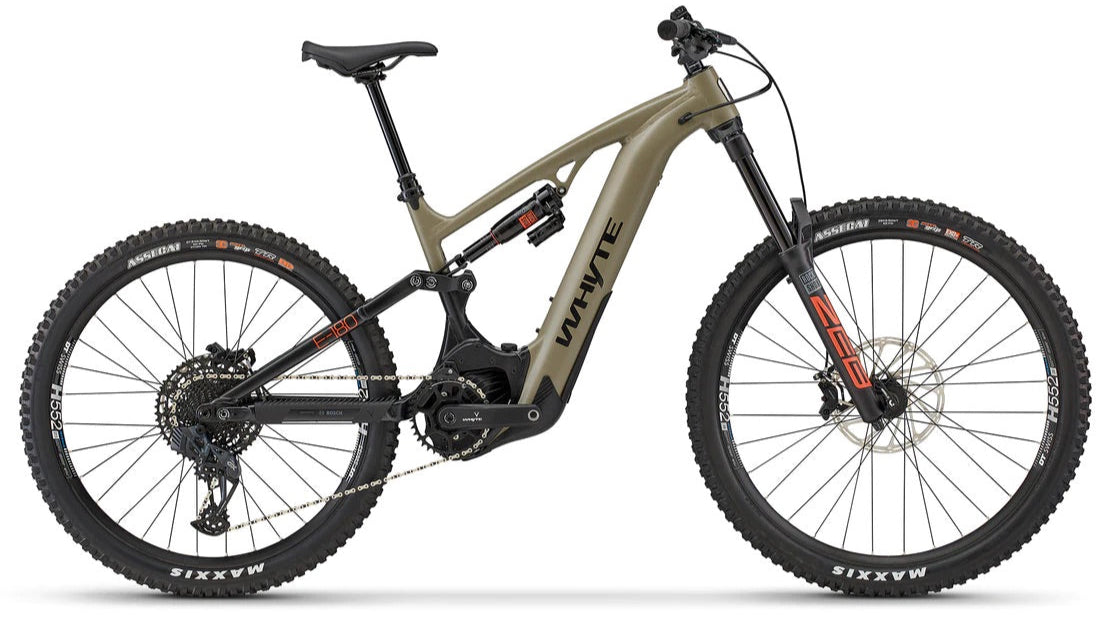 Whyte E-180 S Enduro/Gravity Olive E- Mountain Bike
