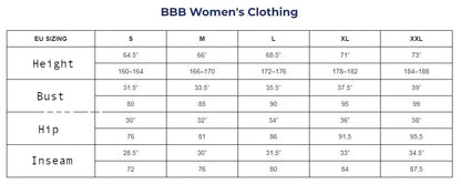 BBB size chart