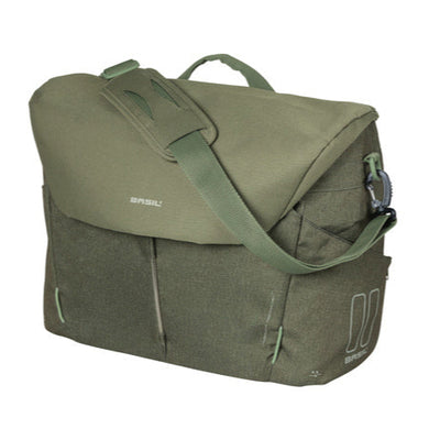 Basil B-Safe Commuter Office Bag With LED - Olive Green